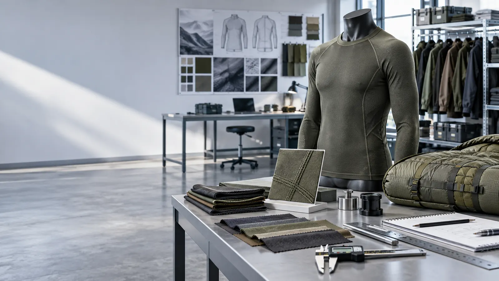 Technische Prüfung von Funktionsbekleidung und militärischen Schlafsystemen