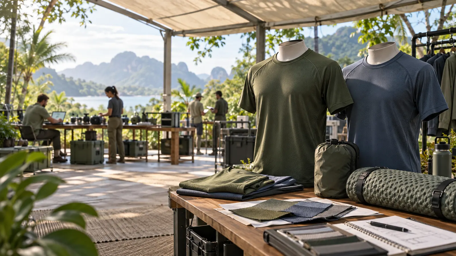Desenvolvimento de roupas de resfriamento e equipamentos de descanso para clima quente
