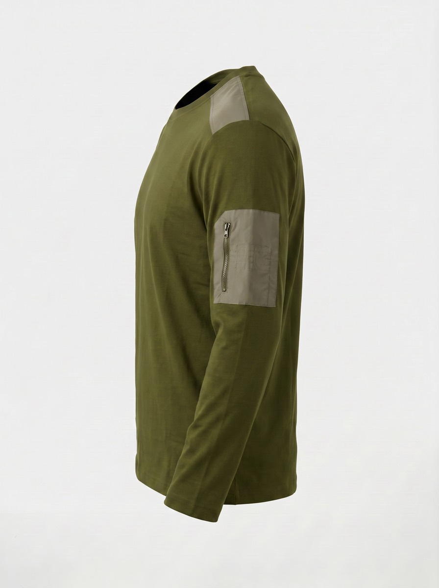 T-shirt militare a manica lunga — Vista prodotto 2