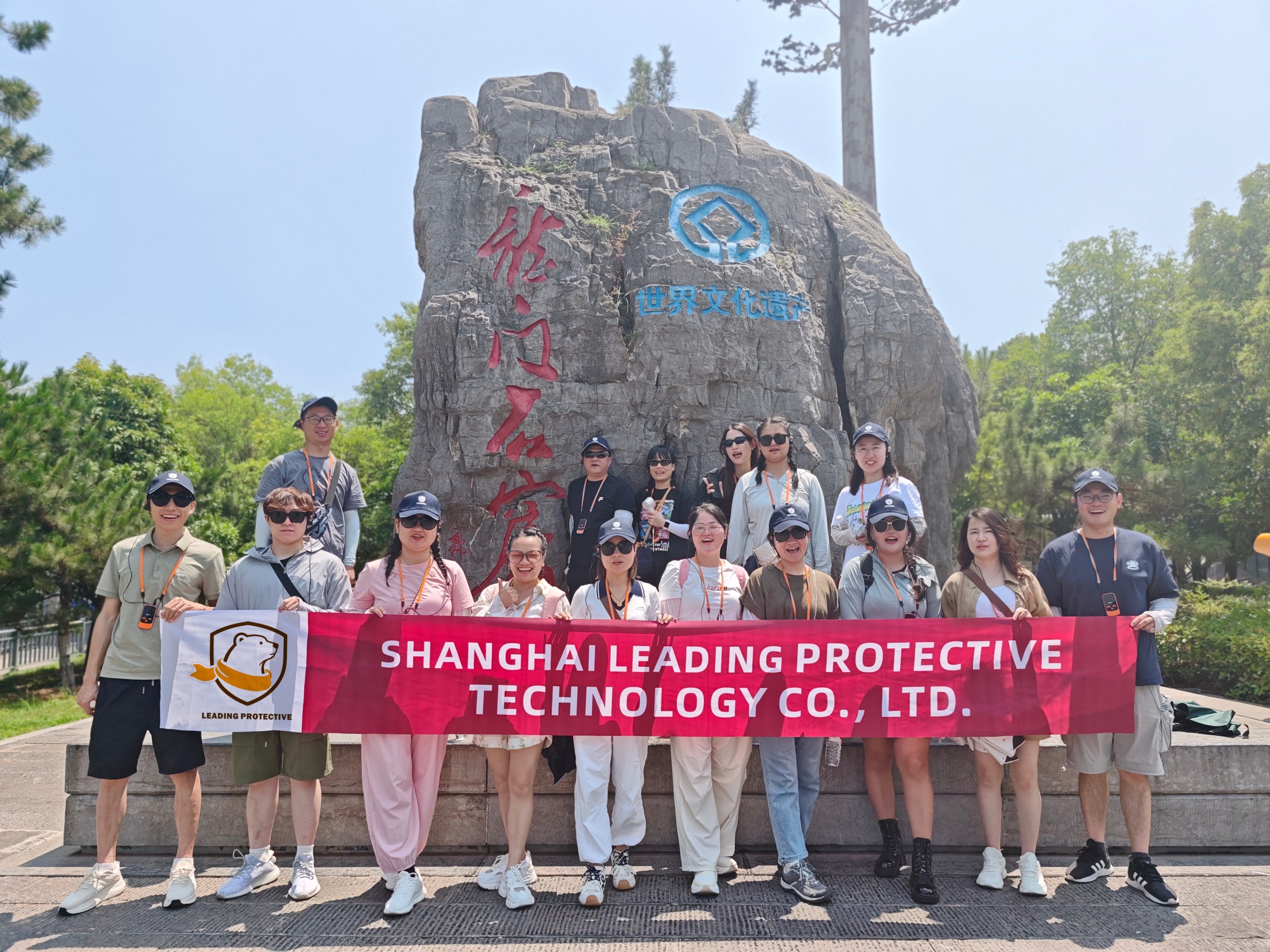 Leading Protective team at Longmen Grottoes